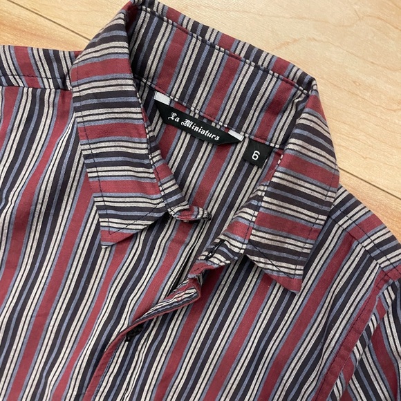 La Miniatura Mod Retro Stripe Shirt - Picture 2 of 4